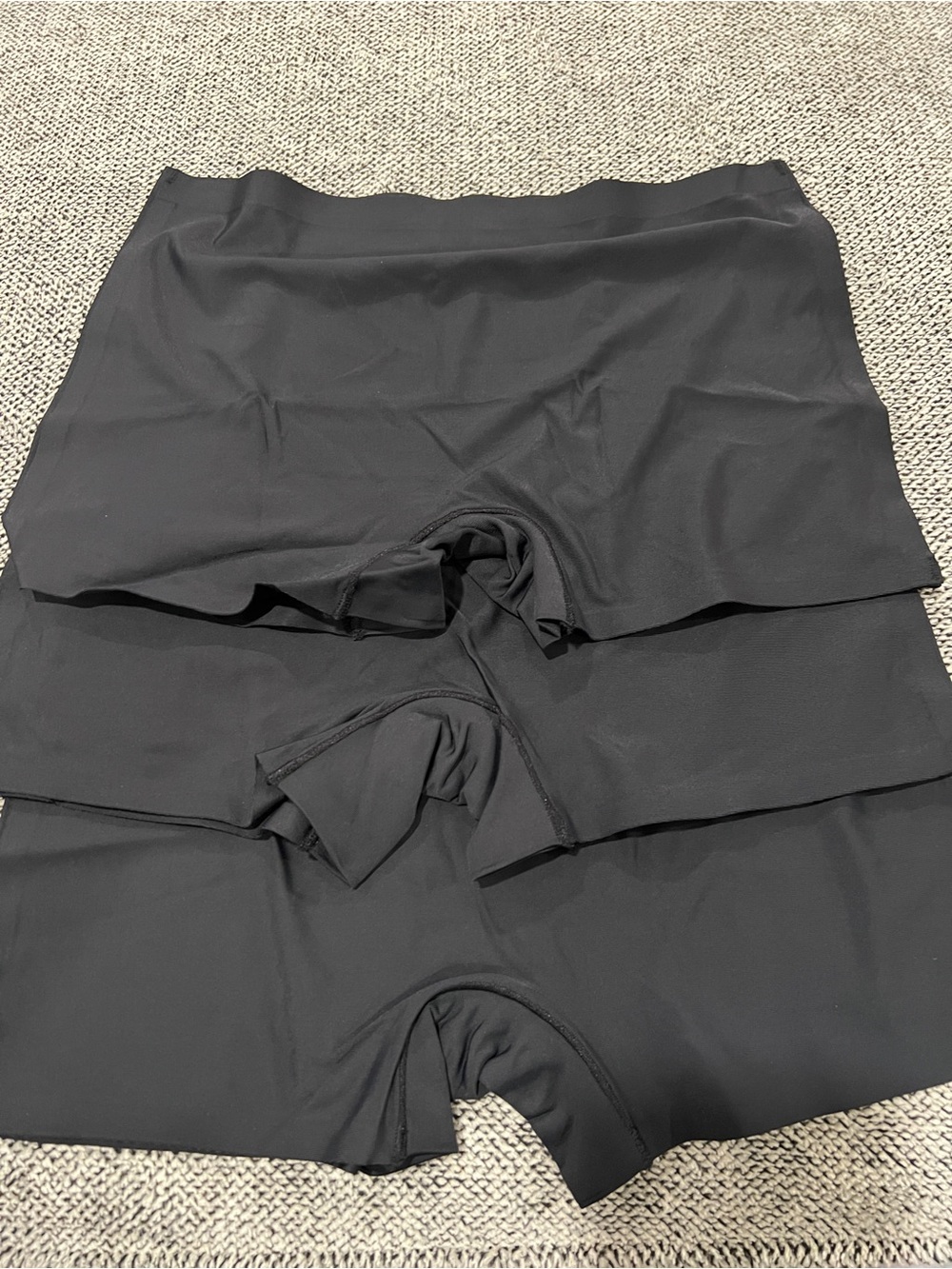 Black Seamless Boy Short Style Underwear - XS
